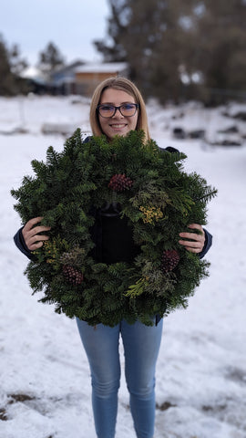 Douglas Fir Wreath (Choose from two sizes)